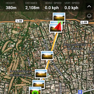 2100+ meter flight urban city environment
