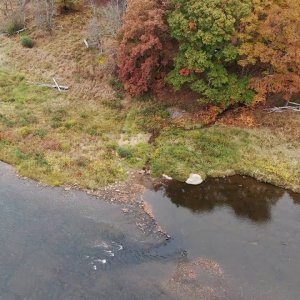 Clarion River in northwest Pennsylvania October 26, 2019