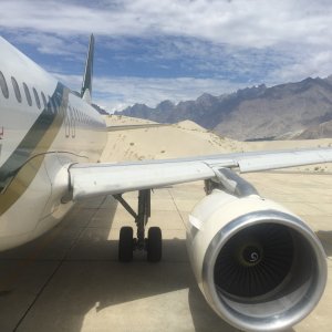 Skardu Airport - Baltistan, in the Karakoram Range