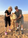 Carol-Dale standing with Camel.jpg