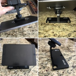 iPad and mount