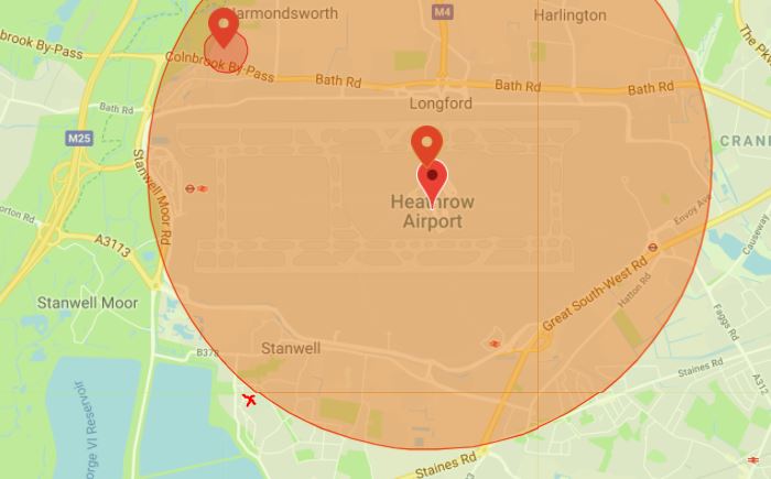 DJI Map LHR