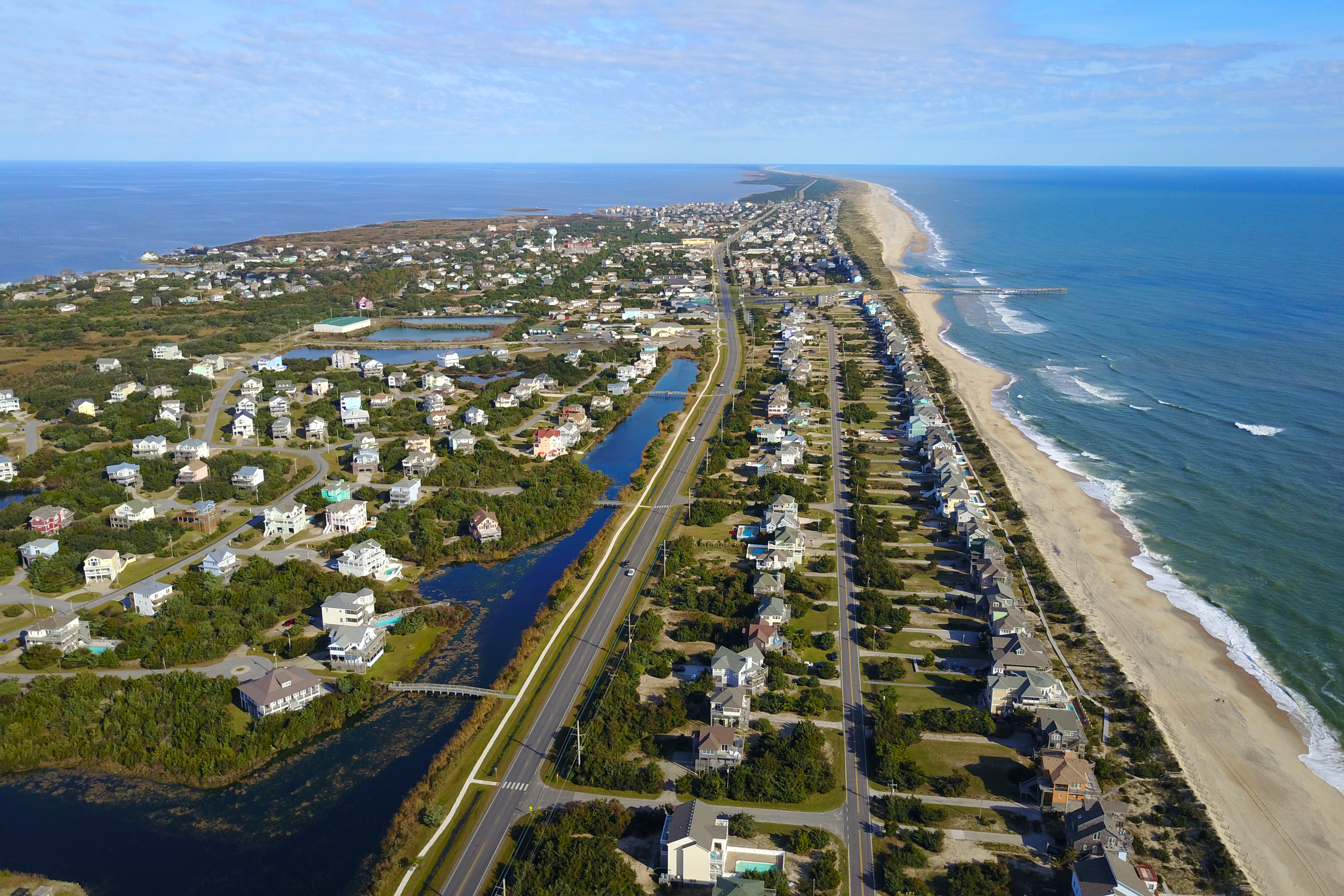 DJI Mavic on the shoreline of Cape Hatteras