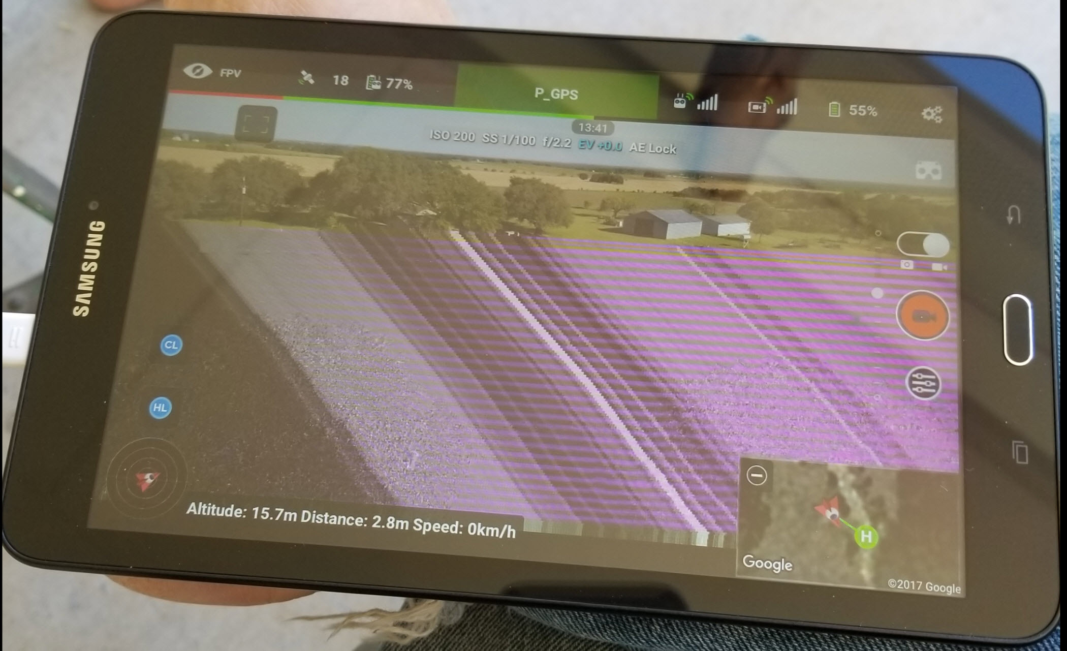 Galaxy Tab E Screen Tearing