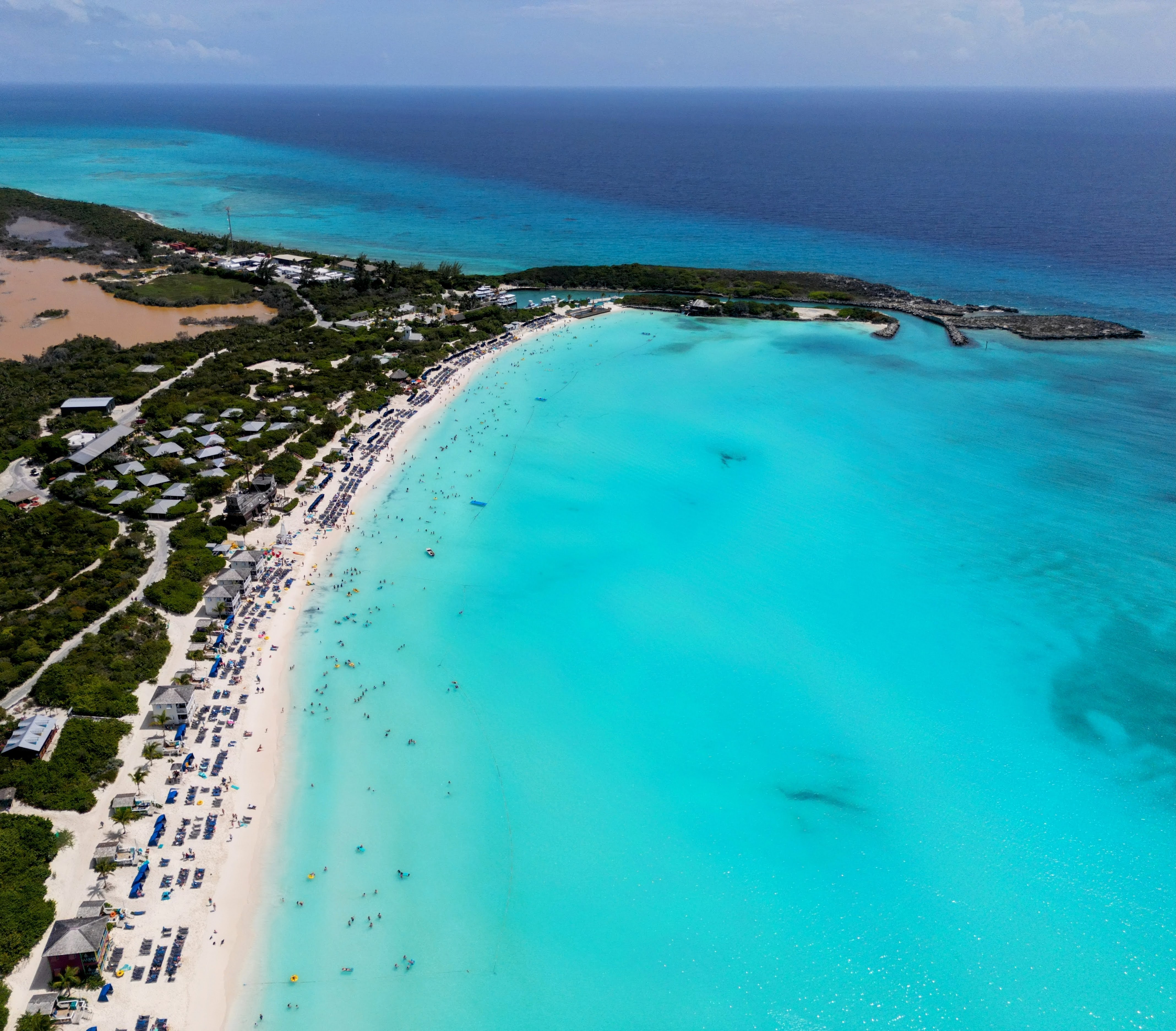 Half Moon Cay in the Bahamas