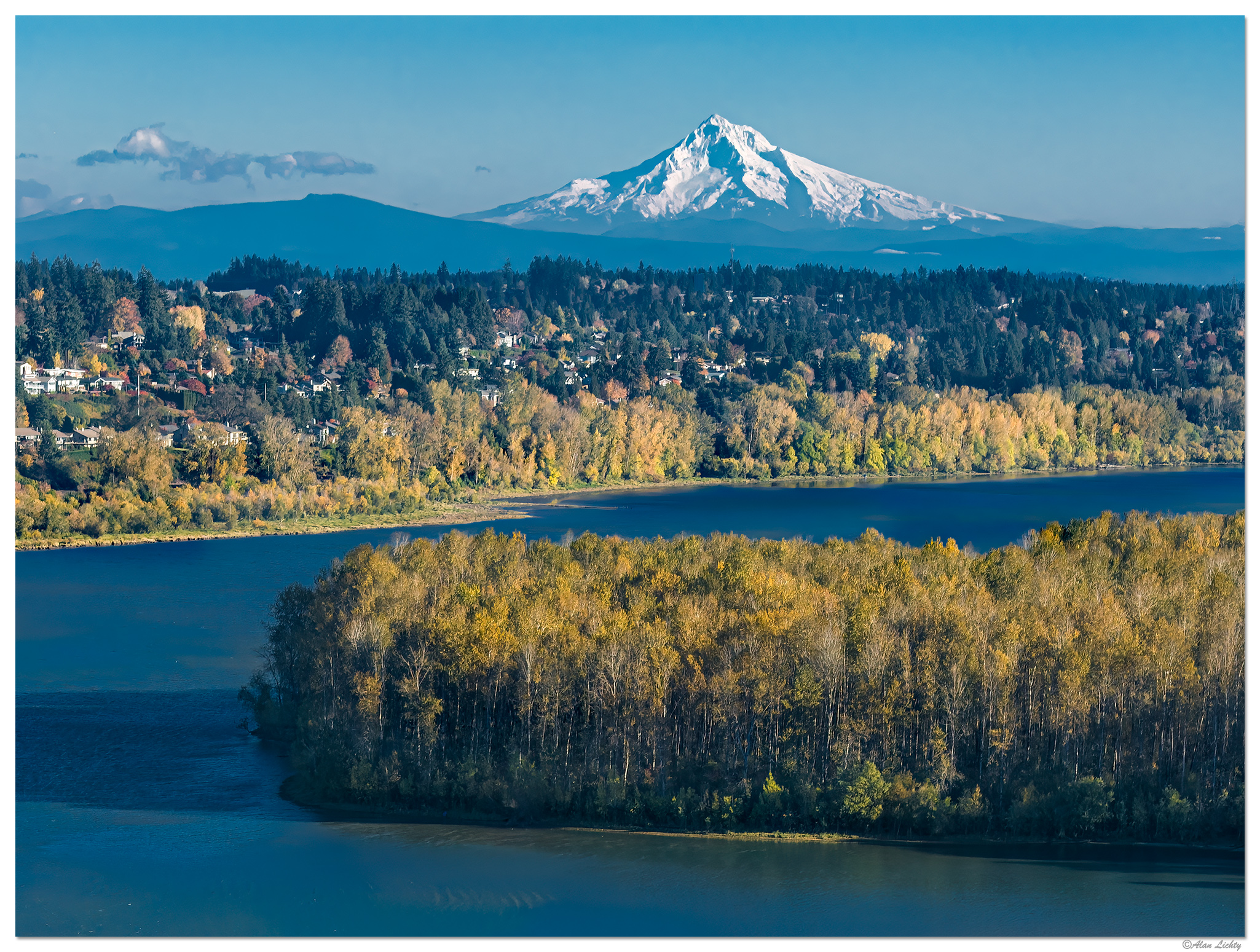 Mt. Hood from Vancouver Lake